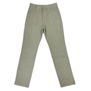 NEW Djerf Avenue Go To Pants Green Army Cargo 90s Y2k Clean Girl Minimal Tall